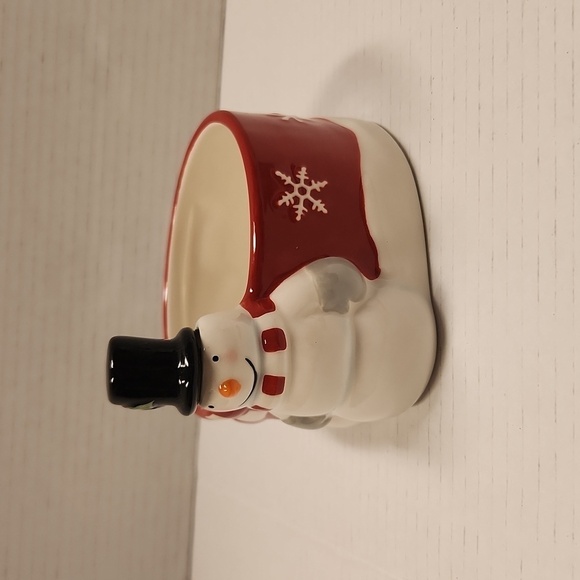 St. Nicholas Square Tree Lot serving dish knife Cheese Bowl Salsa Bowl Christmas - Picture 1 of 11